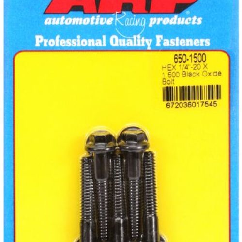 AR650-1500 Arp Hex Bolts 1/4″ Unc X 1.50″ 5/16″ Wrench (5 Pack) 1/4 20