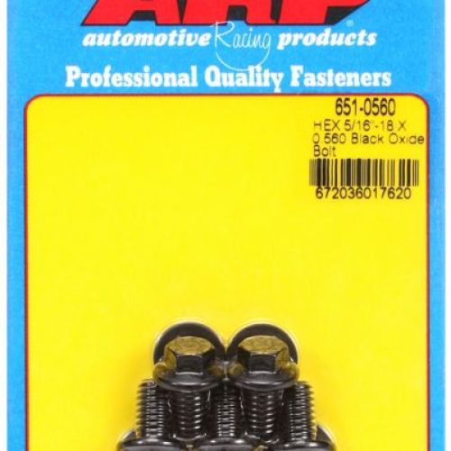 AR651-0560 Arp Hex Bolts 5/16″ Unc X .560″ 3/8″ Wrench (5 Pack) 5/16 18
