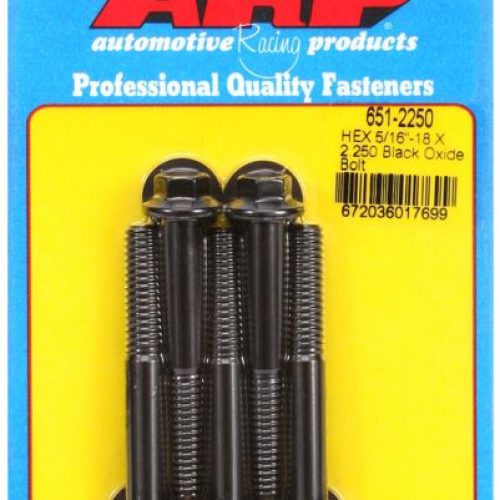 AR651-2250 Arp Hex Bolts 5/16″ Unc X 2.25″ 3/8″ Wrench (5 Pack) 5/16 18