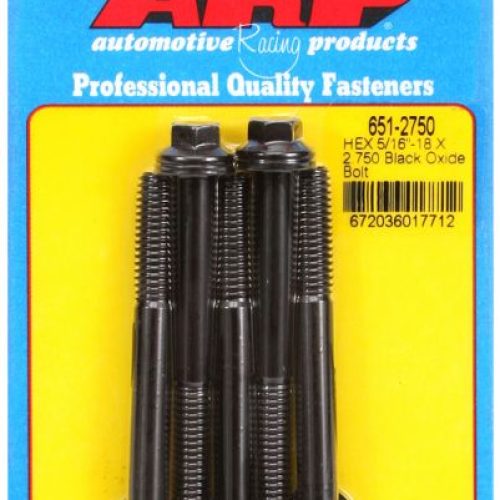 AR651-2750 Arp Hex Bolts 5/16″ Unc X 2.75″ 3/8″ Wrench (5 Pack) 5/16 18