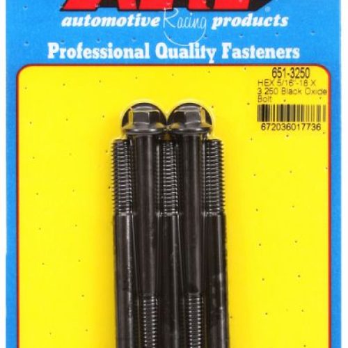 AR651-3250 Arp Hex Bolts 5/16″ Unc X 3.25″ 3/8″ Wrench (5 Pack) 5/16 18