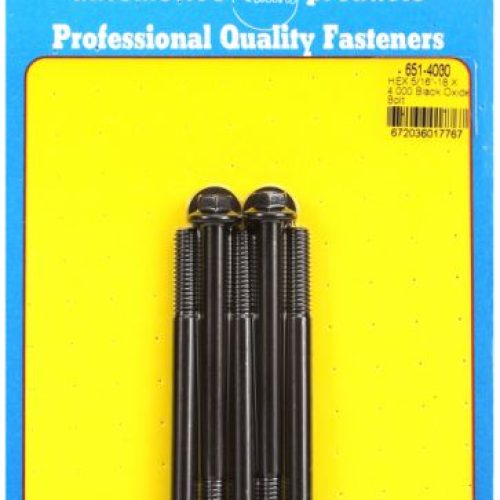 AR651-4000 Arp Hex Bolts 5/16″ Unc X 4.00″ 3/8″ Wrench (5 Pack) 5/16 18