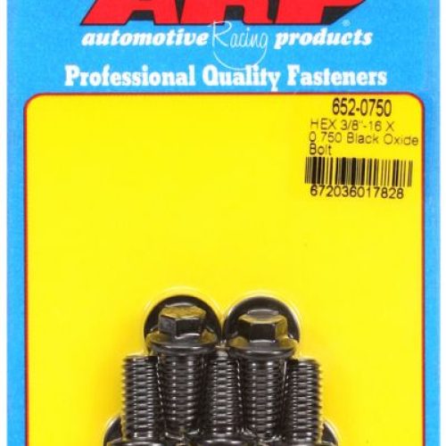 AR652-0750 Arp Hex Bolts 3/8″ Unc X .750″ 3/8″ Wrench (5 Pack) 3/8 16