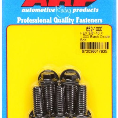 AR652-1000 Arp Hex Bolts 3/8″ Unc X 1.00″ 3/8″ Wrench (5 Pack) 3/8 16