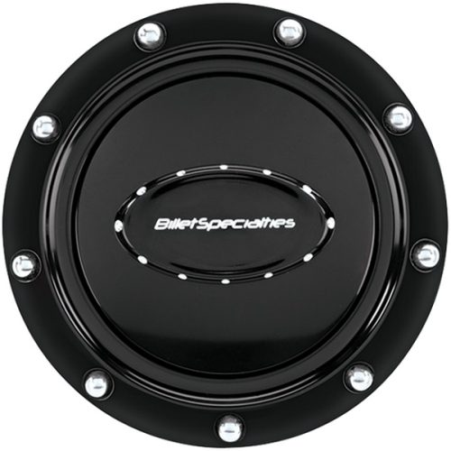 BILLET HORN BUTTON  *BLACK*   PRO STYLE RIVET