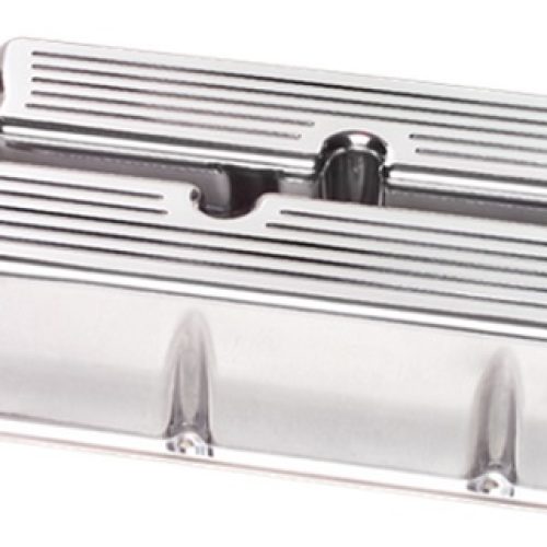 SB FORD WINDSOR VALVE COVERS POLISHED BALL MILLED