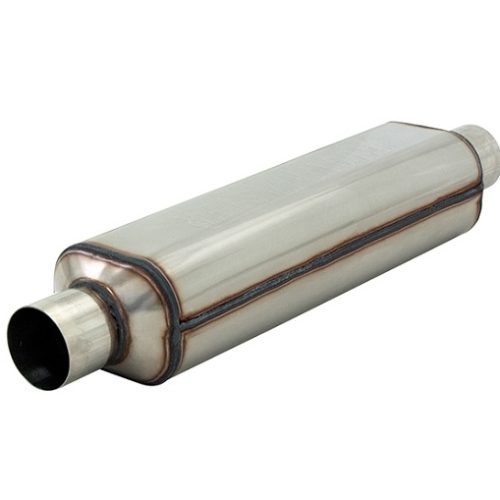 2.50″ SUPER HP2 MUFFLER 304   STAINLESS 2.50 IN/OUT 18″ LONG