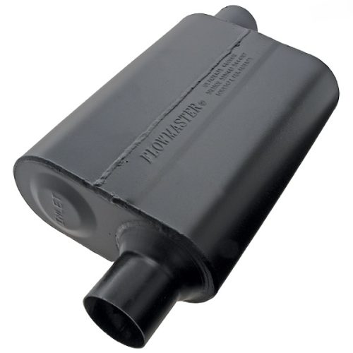 SUPER 44 SERIES MUFFLER       2.25″ OFFSET IN / OFFSET OUT