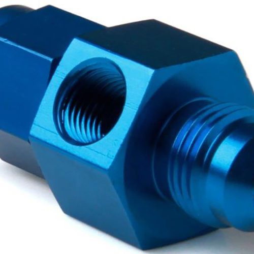 NOS NITROUS BOTTLE GAUGE PURGEADAPTER. -6AN SWIVEL – 1/8 NPT