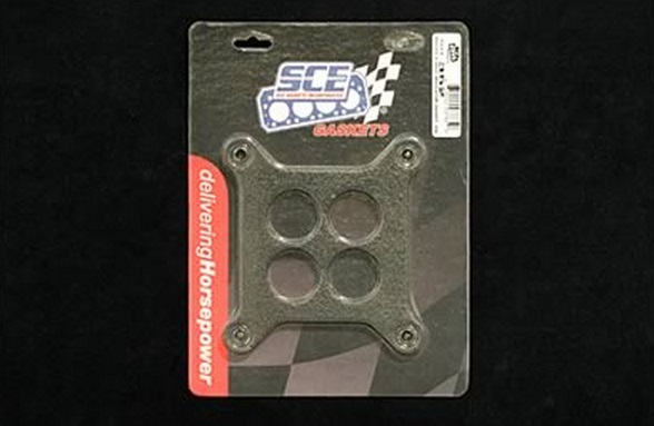 4150 CARB INSULATOR GASKET 1/4" THICK SQUARE BORE HOLLEY.