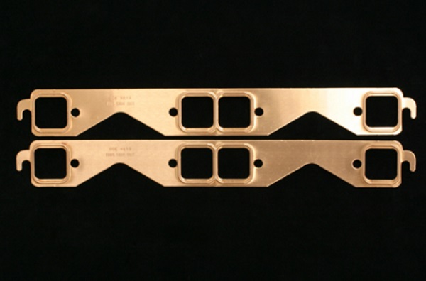 SCE PRO COPPER EXHAUST GASKET SBC SQUARE PORT PAIR
