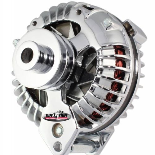 CHRYSLER ALTERN 60AMP 1 WIRE  DUAL V PULLEY  CHROME