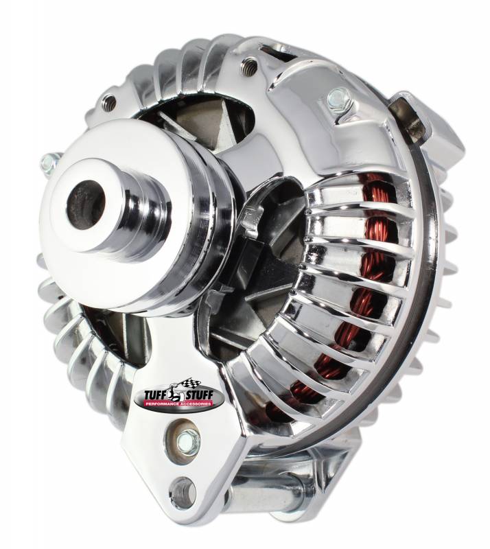 CHRYSLER ALTERN 60AMP 1 WIRE DUAL V PULLEY CHROME