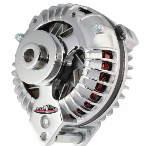 CHRYSLER ALTERN 60AMP 1 WIRE  SINGLE GROOVE PULLEY CHROME