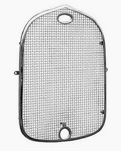 1928/29 S/S STONE GUARD FOR RADIATOR SHELL C/W H'WARE