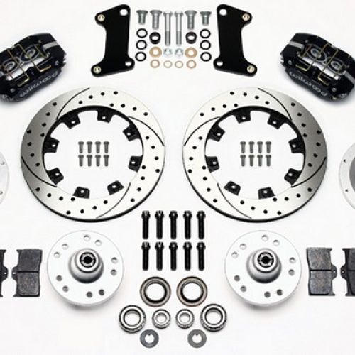 DUST BOOT FRONT BRAKE KIT     1967-69 CAMARO, 12.19″ DRILLED