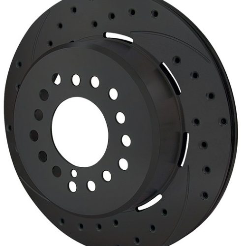 SRP ROTOR DRILLED BLACK – RH  12.19″ x .810″, 1.91″ OFFSET