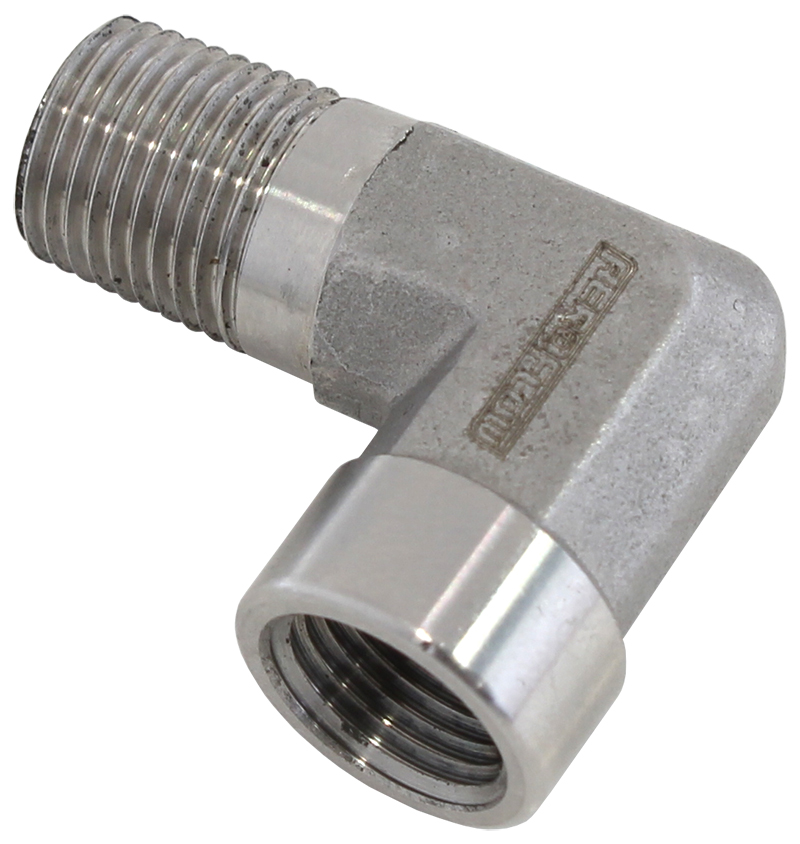 90 Deg Female - Male Elbow 1/8NPT STAINLESS STEEL - Image 2