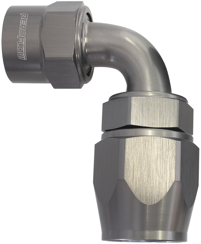 -6AN 90 DEGREE KRYPTALON LIGHTWEIGHT BIG BORE TITANIUM - Image 2
