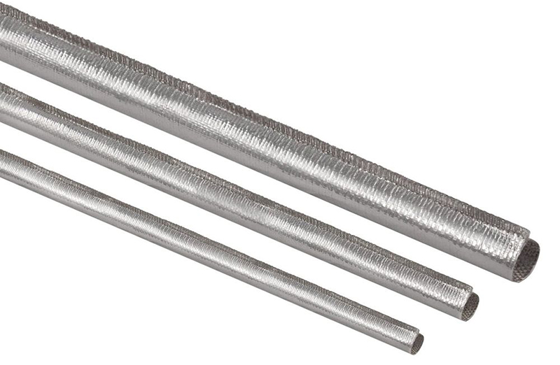 TT14025 Thermo Tec Aluminized Thermo Sleeve 2 1/8 2 1/2" 3 Ft Roll