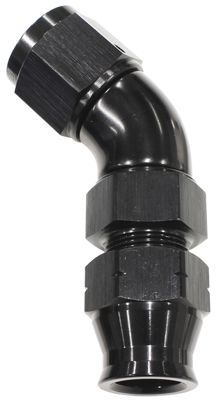 AF129-08BLK Aeroflow 1/2" Tube 45 Deg Female 8 An Black Swivel Nut With Olive - Image 2