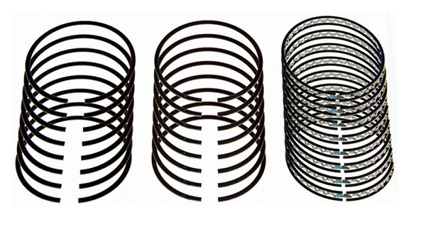 4.000" PLASMA MOLY RINGS SET 1/16" 1/16" 3/16" STD TENSION
