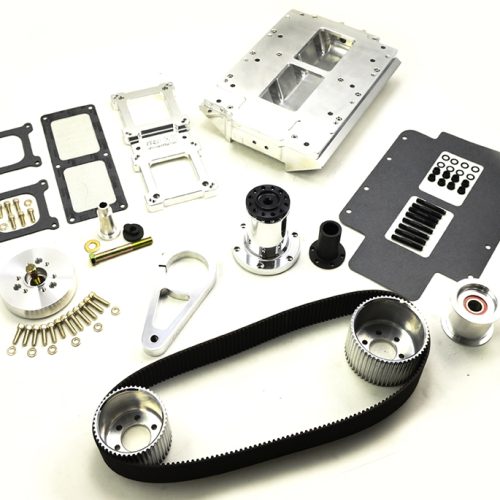 LS BLOWER KIT, CARBURETTED    BILLET CATHEDRAL PORT MANIFOLD