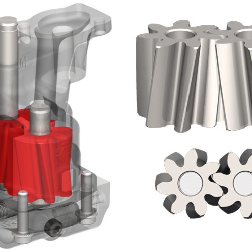 CHEV SBC SHARK TOOTH OIL PUMP  25% MORE VOLUME 3/4 BOLT ON