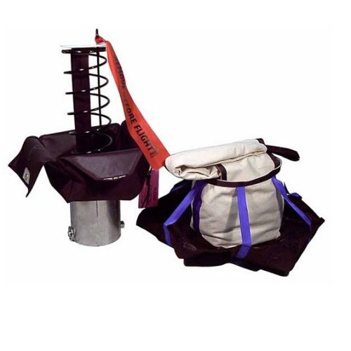 PRO STOCK BLACK CHUTE STD SIZE32 LARGE SPRING LAUNCH SYSTEM