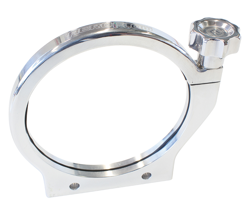 AEROFLOW BILLET BOTTLE MOUNT 6.9"/175.26mm POLISHED