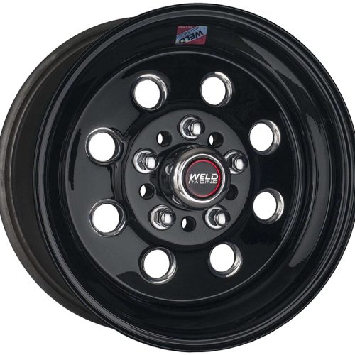 DRAGLITE WHEEL BLACK 15″ x 8″ 5X4.5/4.75″ B/C, 3.5″ B/S