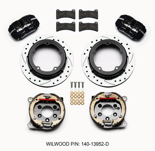 WB140-13952-D Wilwood Brake Kit For Strange F5010 Street Floater, Low Profile