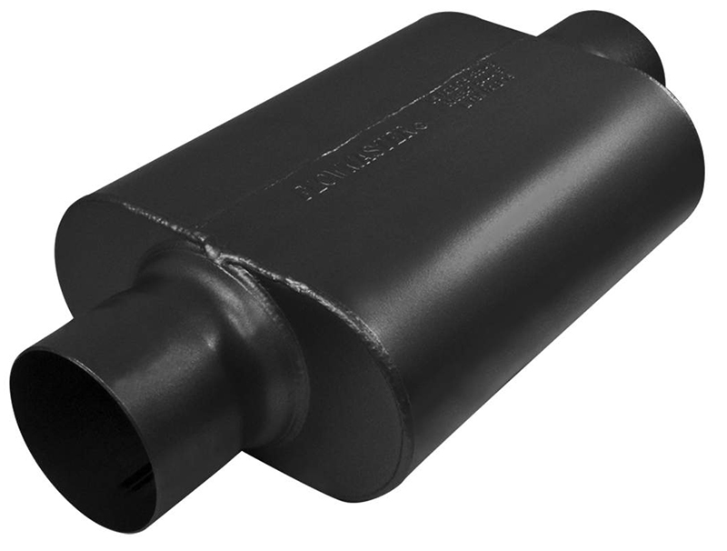 40 SERIES DELTA FORCE 4.00" SS MUFFLER CENTRE/CENTRE