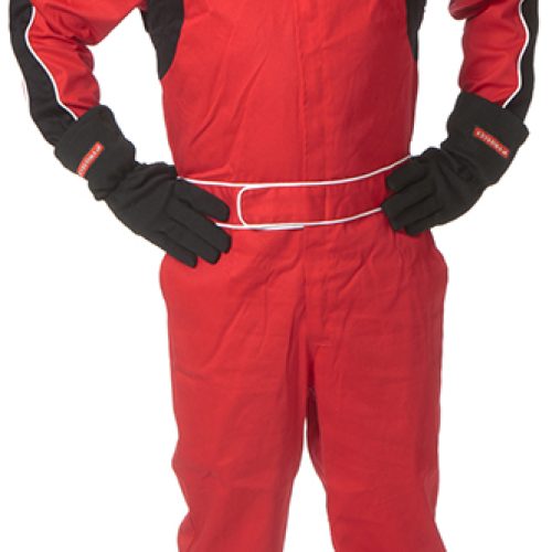1-PIECE SUIT, MEDIUM, RED     SFI-5, 2-LAYER