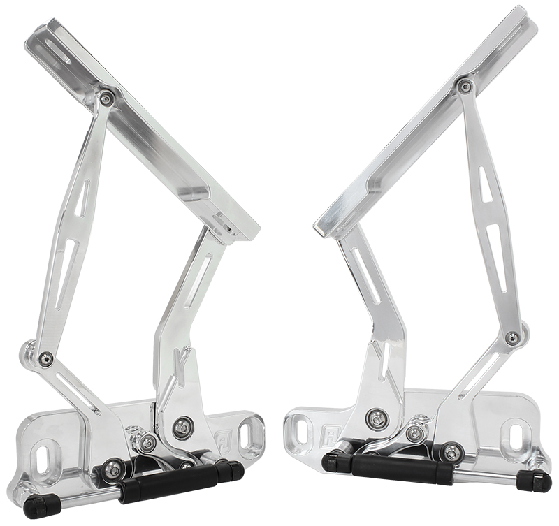BILLET BONNET HINGE KIT POLISHHQ-WB HOLDEN, LH-UC TORANA new