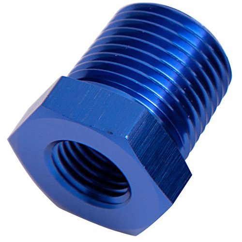 NPT PIPE REDUCER, BLUE        1″ NPT MALE, 3/8″ NPT FEMALE