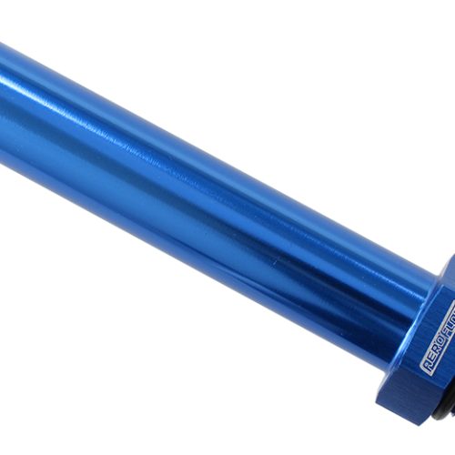 AF926-12-10 Aeroflow  10 Orb To 19 Mm Barb Turbo Drain Extension Blue 100 Mm Oal