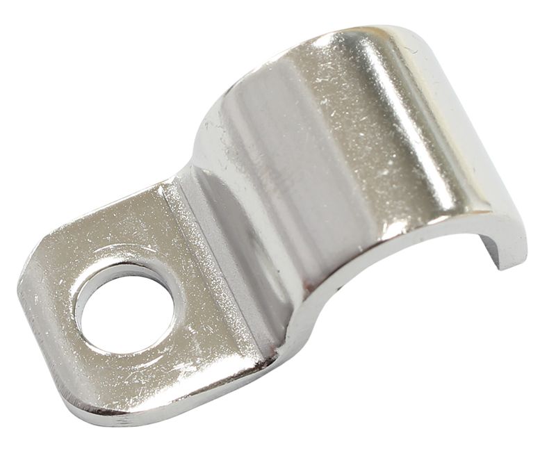 BRAKE LINE CLAMPS FOR 3/8" OD HARD LINE STAINLESS STEEL X 12