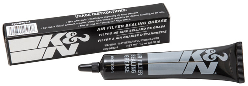 K&N SEALING GREASE 1oz TUBE DO NOT USE W/CLAMP ON FILTERS