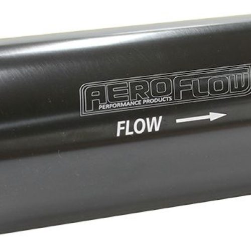 AEROFLOW PRO FILTER 100 MICRONBLACK FEMALE -12ORB 2″ x 5.5″
