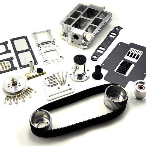 SBC 6-71 BLOWER KIT           LGE PORT, 2V ACC, POLISHED