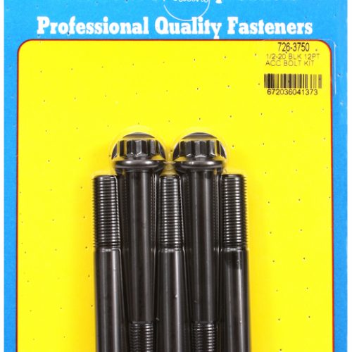 12PT BOLTS 1/2″ UNF x 3.75″   9/16″ WRENCH (5-PACK) 1/2-20
