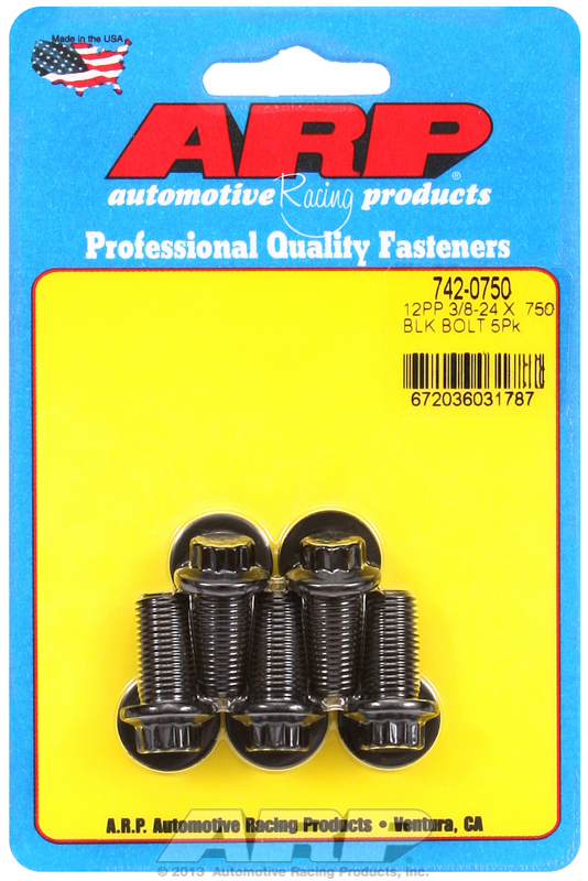 AR742-0750 Arp 12 Pt Bolts 3/8" Unf X .750" 3/8" Wrench (5 Pack) 3/8 24