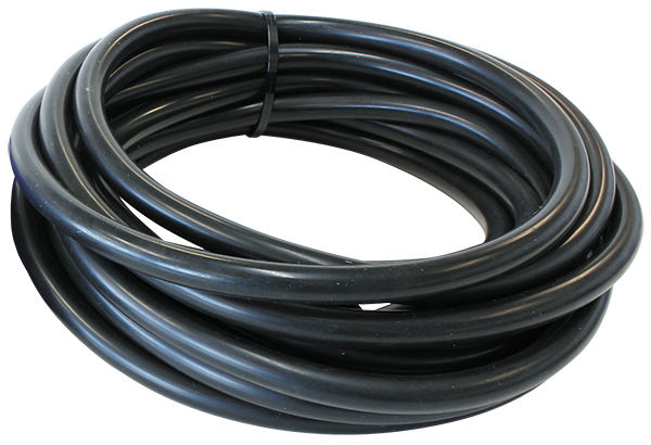 Silicone Vacuum Hose Black I.D3/8" 10mm, Wall 3.2mm, 5 Foot