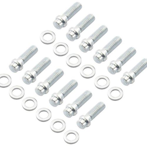 SBC 12-POINT INTAKE MANIFOLD BOLT KIT, ZINC PLATED, 3/8″-16