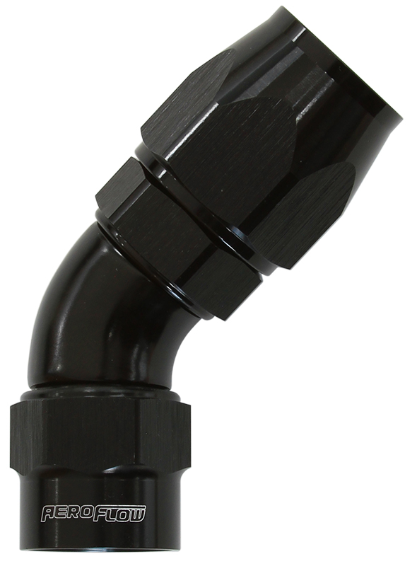 -6AN 45 DEGREE KRYPTALON FULL FLOW BIG BORE 1 PIECE