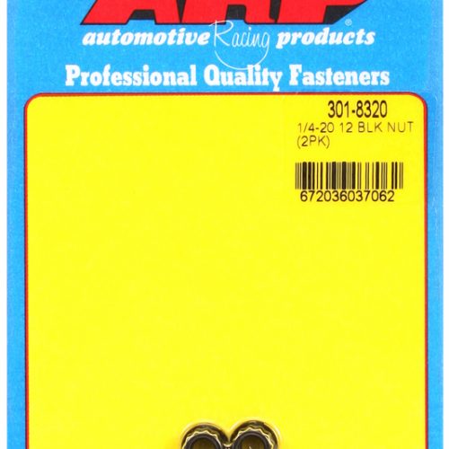 12-POINT NUTS 1/4-20 UNC (2)  5/16 WRENCH, .433″ COLLAR