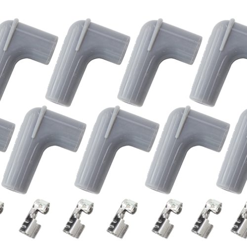 AF4530-8850 Aeroflow 9 X Spark Plug Boots,Terminals90 Deg. 9 Boots & 9 Terminals