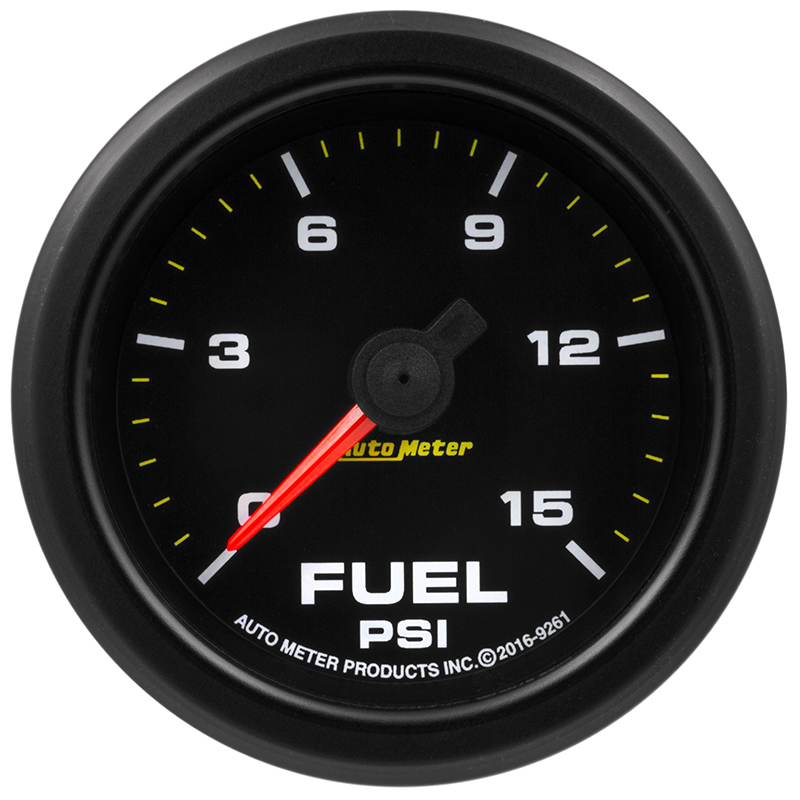 EXTREME 2-1/16" FUEL PRESSURE 0-15PSI, ELECT, PEAK & WARN