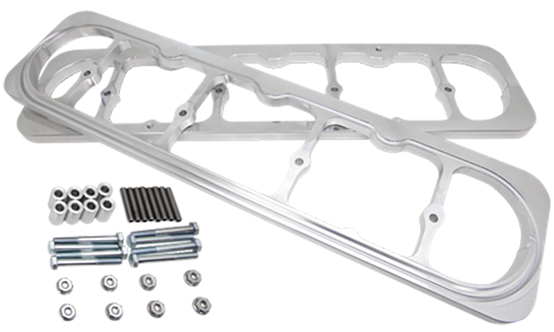 LS VALVE COVER ADAPTERS * NEW BILLET ALUM POLISHED